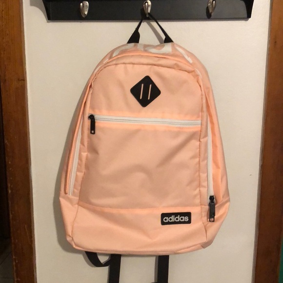 peach adidas bag